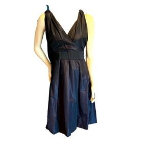 Charles Nolan Black Silk Taffeta Dress